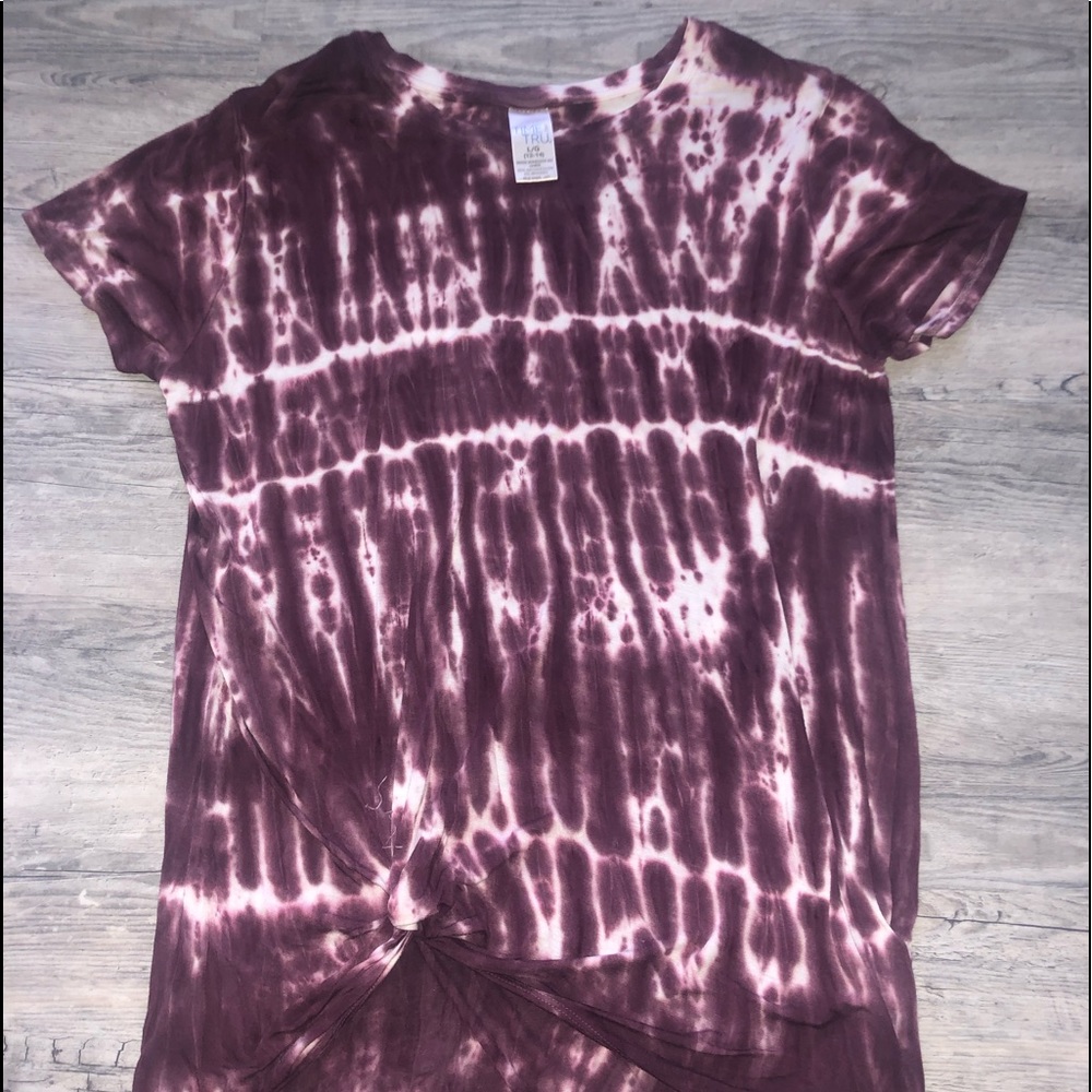 L/G purple and white tye-dye.